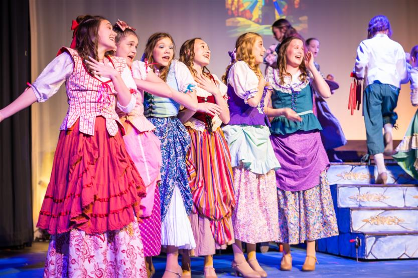 Students perform Beauty and the Beast at Brentwood Middle